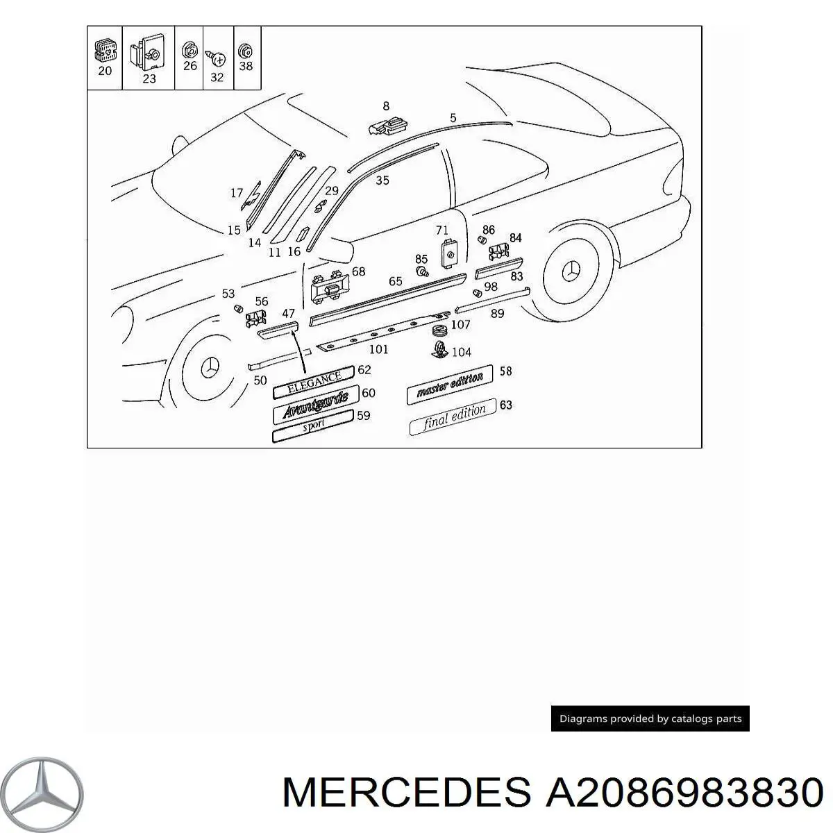 20869838309999 Mercedes 