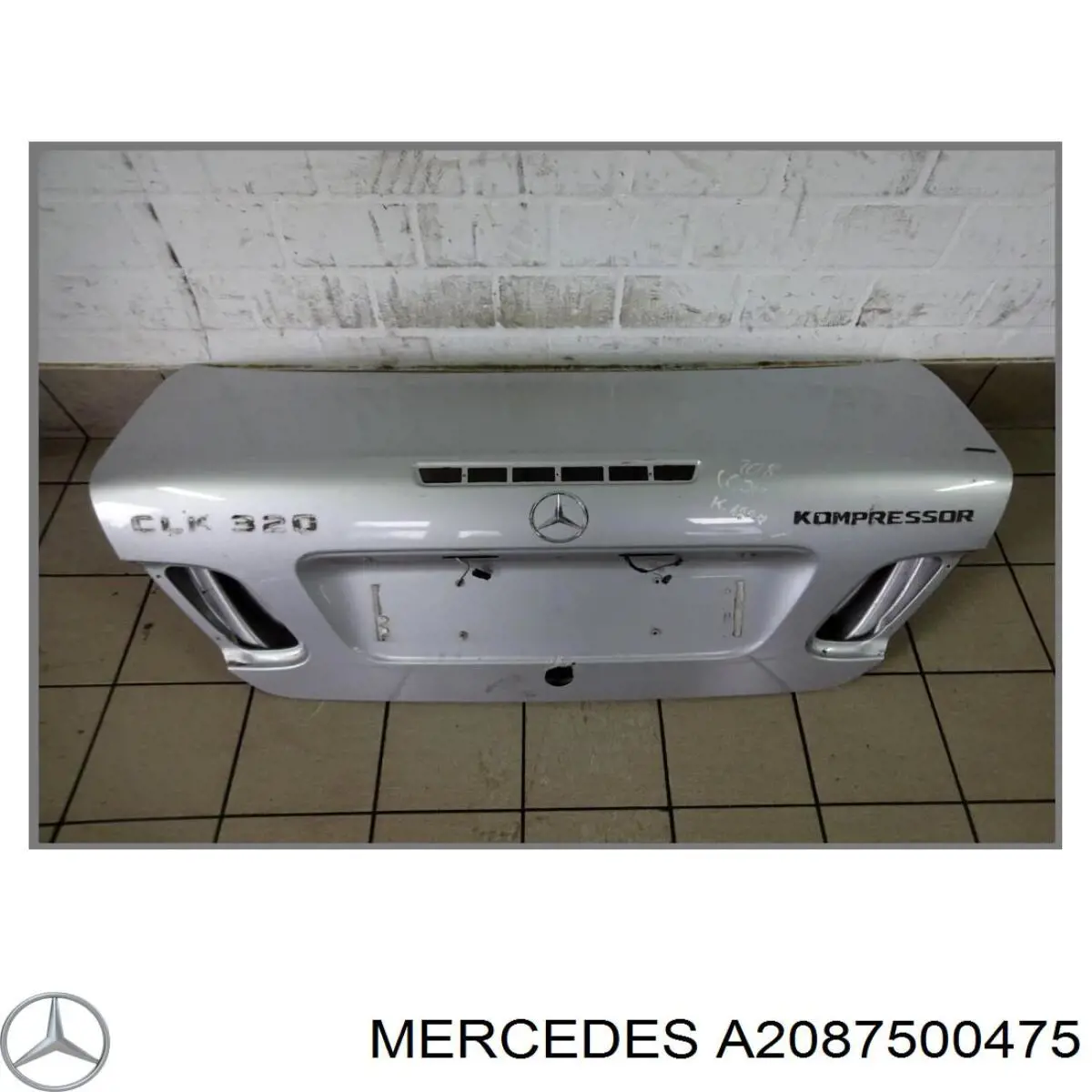 Крышка багажника A2087500675 Mercedes