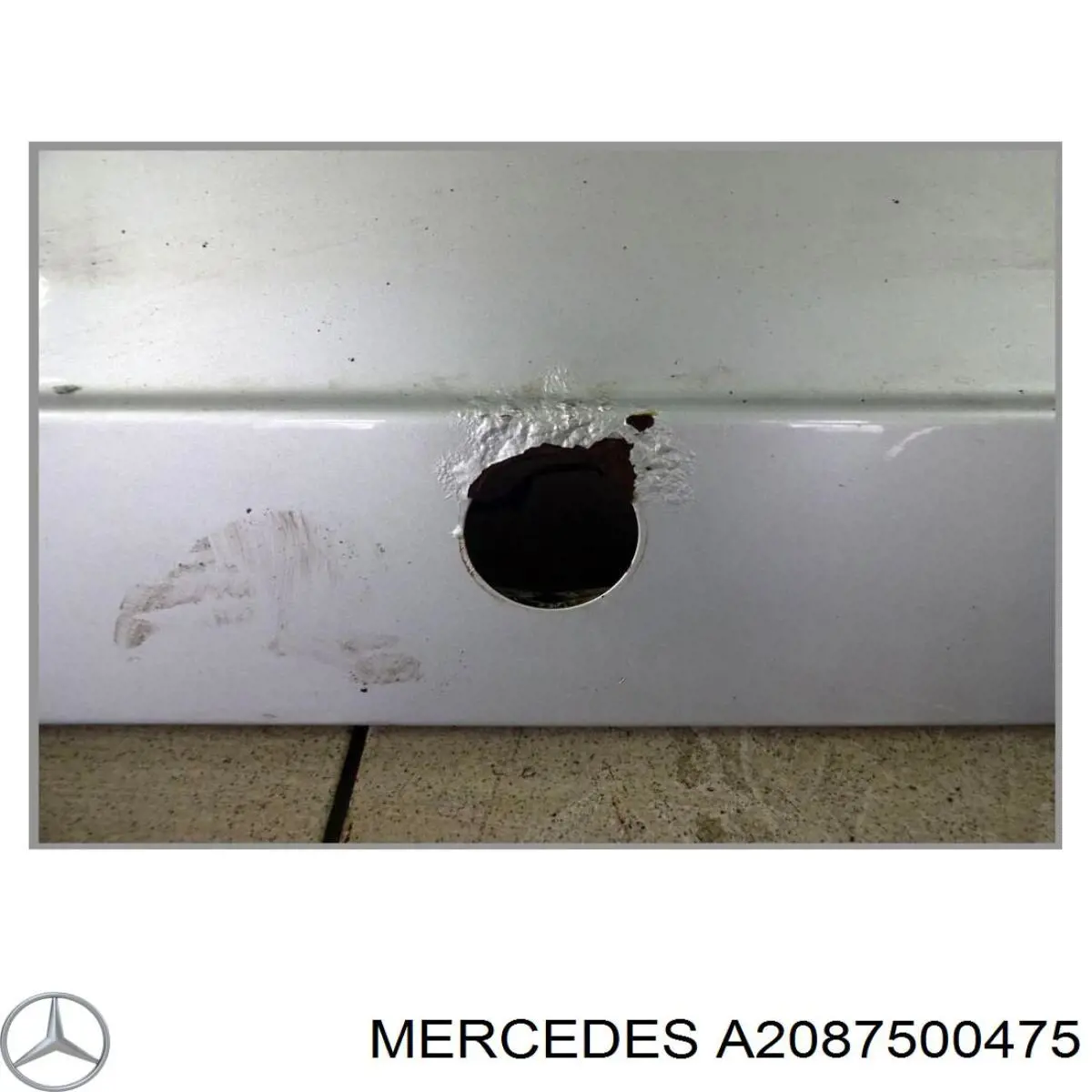 Купить A2087500675 Mercedes Крышка багажника