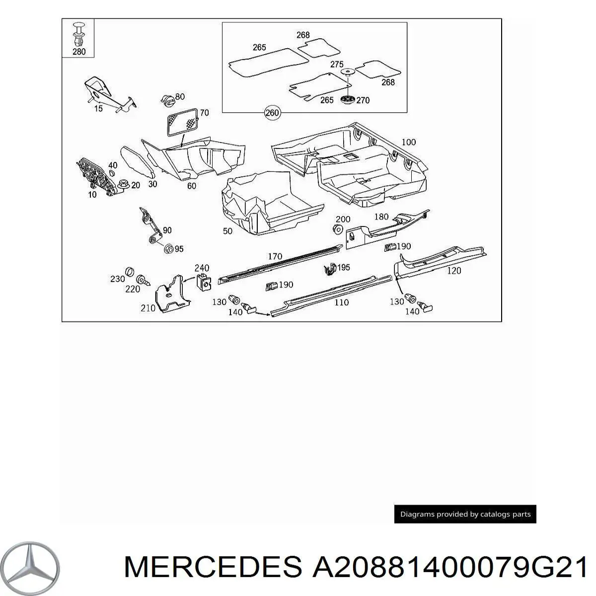 A20881400079G21 Mercedes 