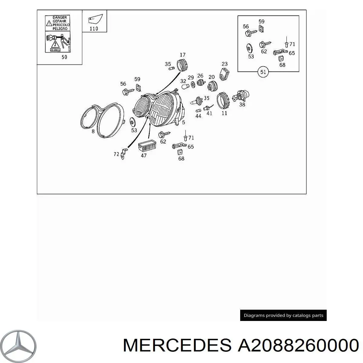 A2088260000 Mercedes 