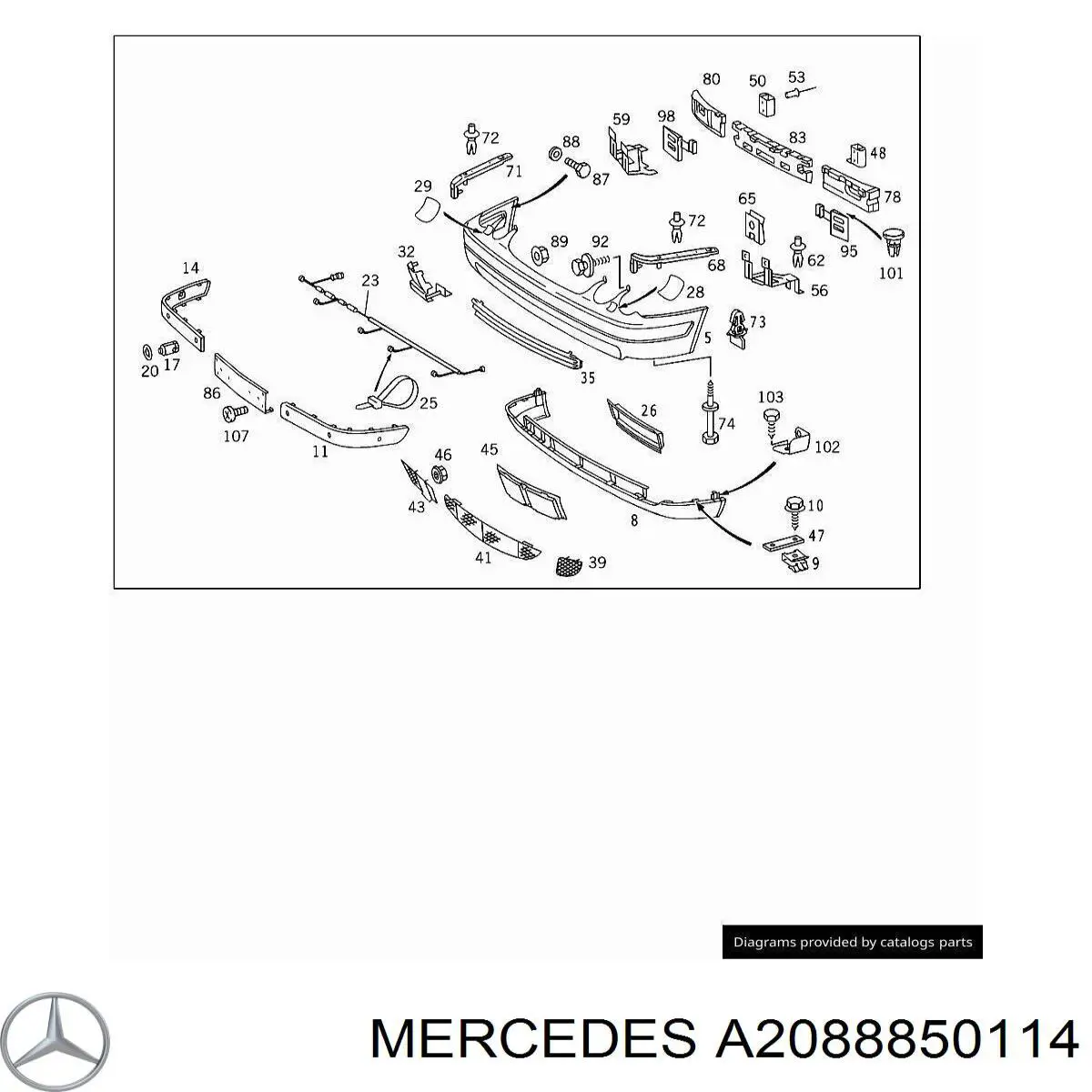 A2088850114 Mercedes 