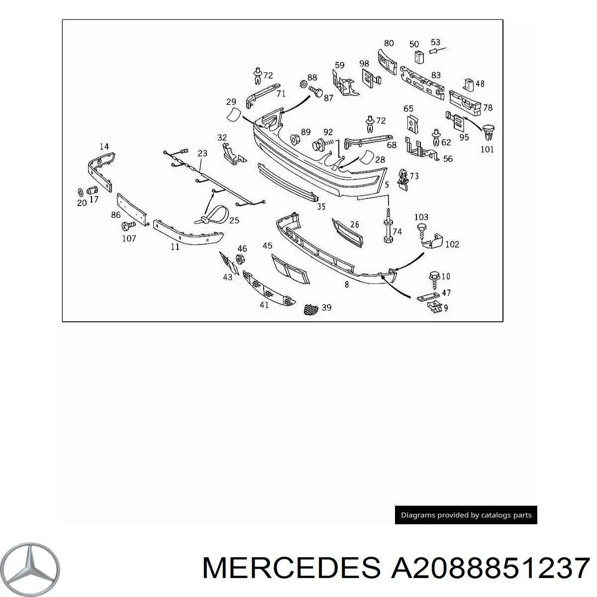 A2088850237 Mercedes 