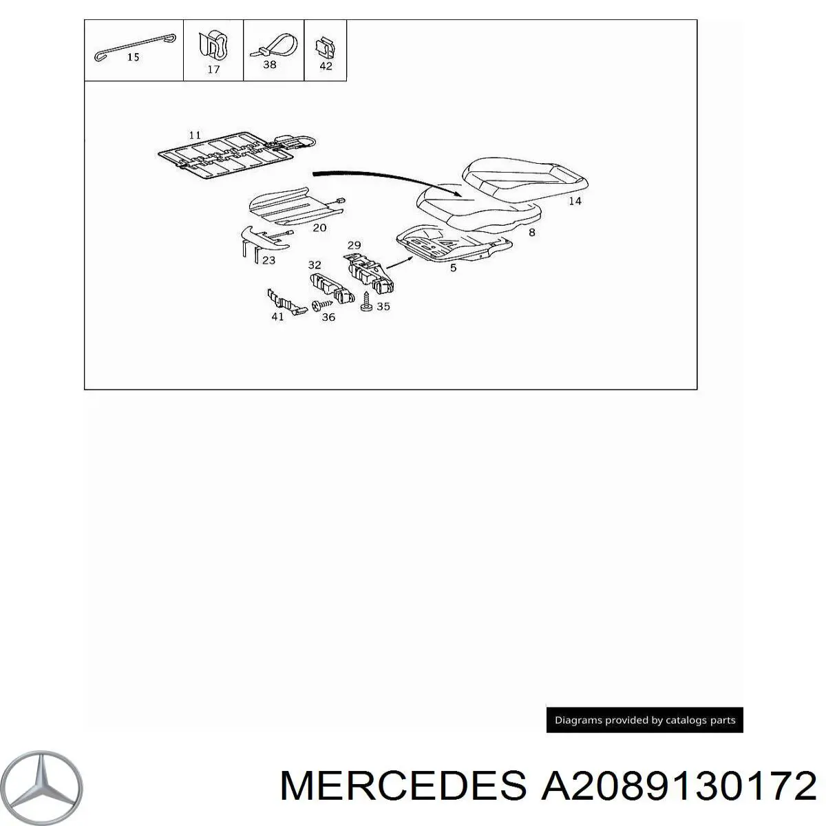 A2089130172 Mercedes 