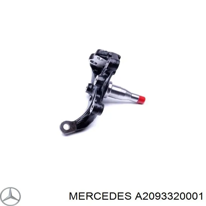 Цапфа (поворотный кулак) передний левый Mercedes A2093320001 цена, от 38.01 USD