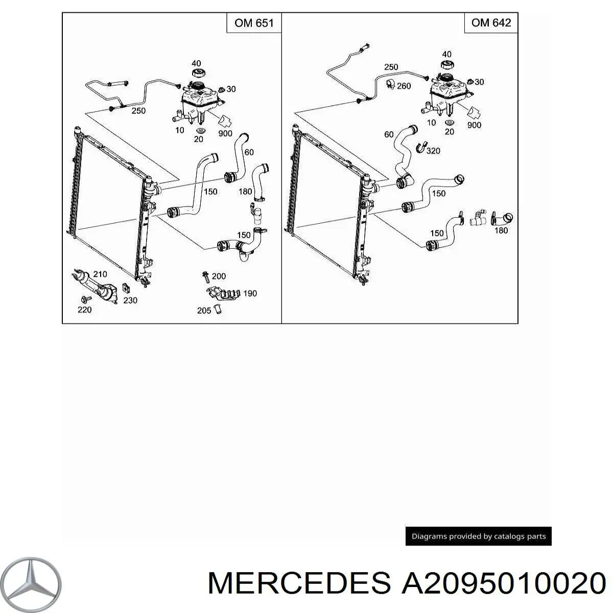  A2095010020 Mercedes