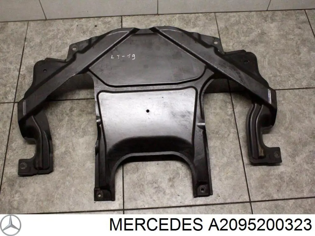 Защита двигателя передняя A2095200323 Mercedes