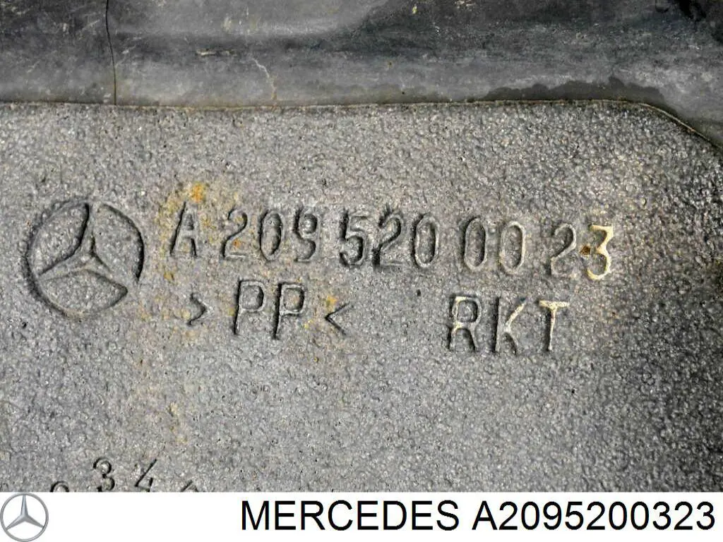 Передняя защита картера Mercedes A2095200323