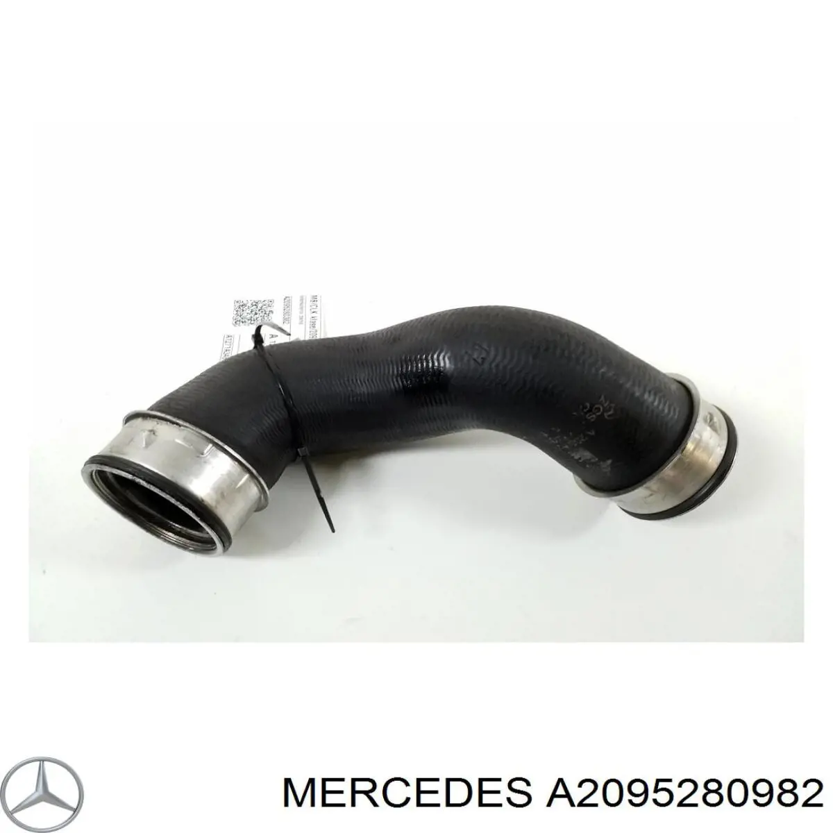 A2095280982 Mercedes шланг (патрубок интеркуллера левый)