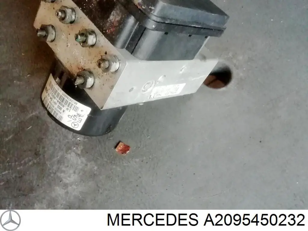 A2095450232 Mercedes unidade hidráulico de controlo abs