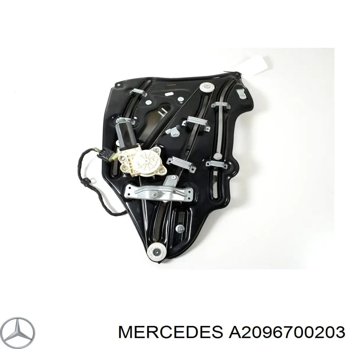 Mecanismo de acionamento de vidro da porta traseira direita para Mercedes CLK (C209)