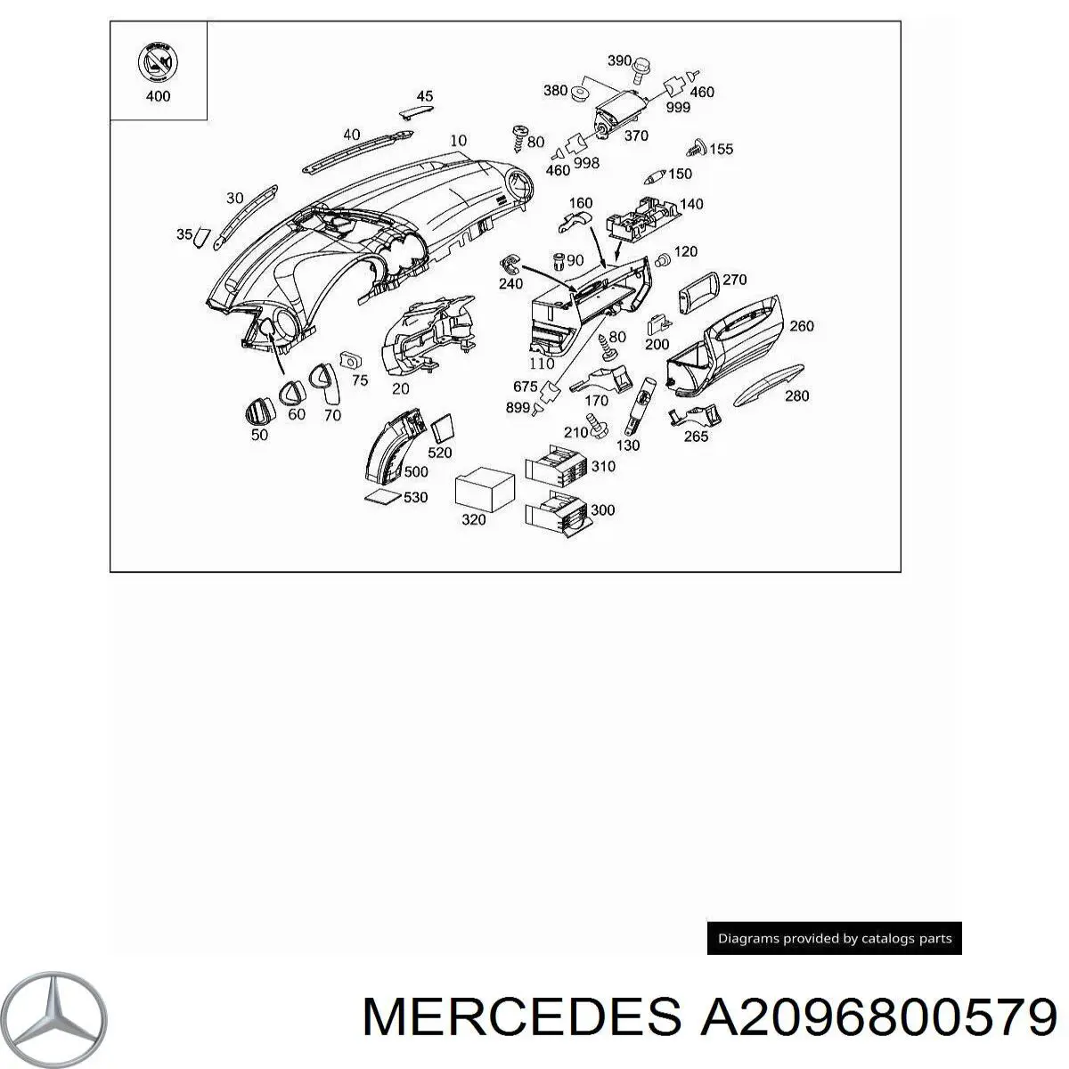 A2096800579 Mercedes 