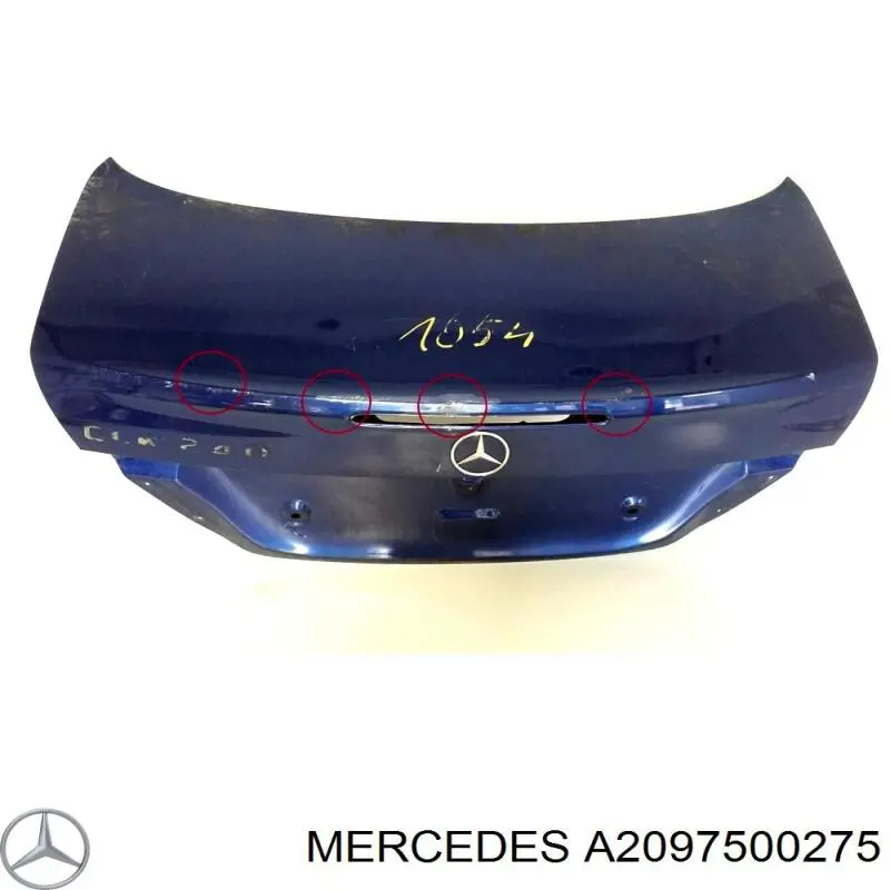 A209750027528 Mercedes крышка багажника