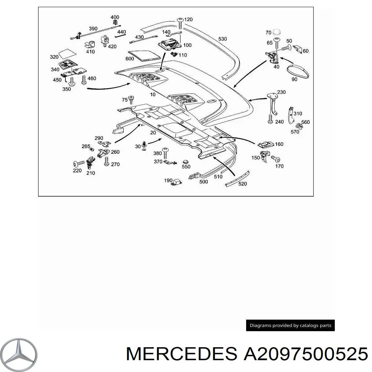  A2097500525 Mercedes