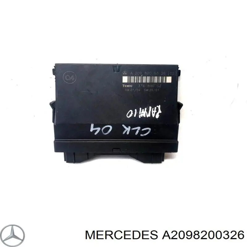 A2098200326 Mercedes 