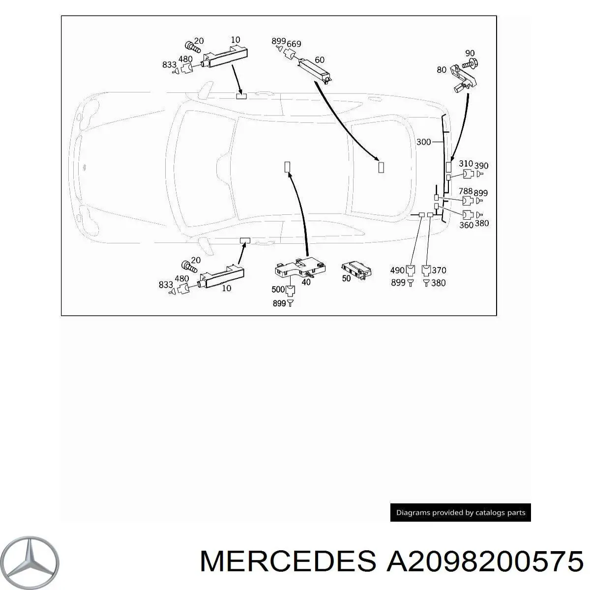 A2098200575 Mercedes 