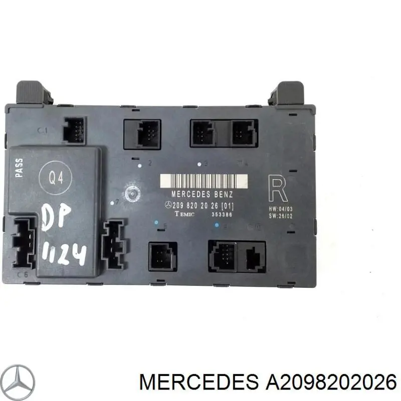 A2098202226 Mercedes блок комфорта передней двери