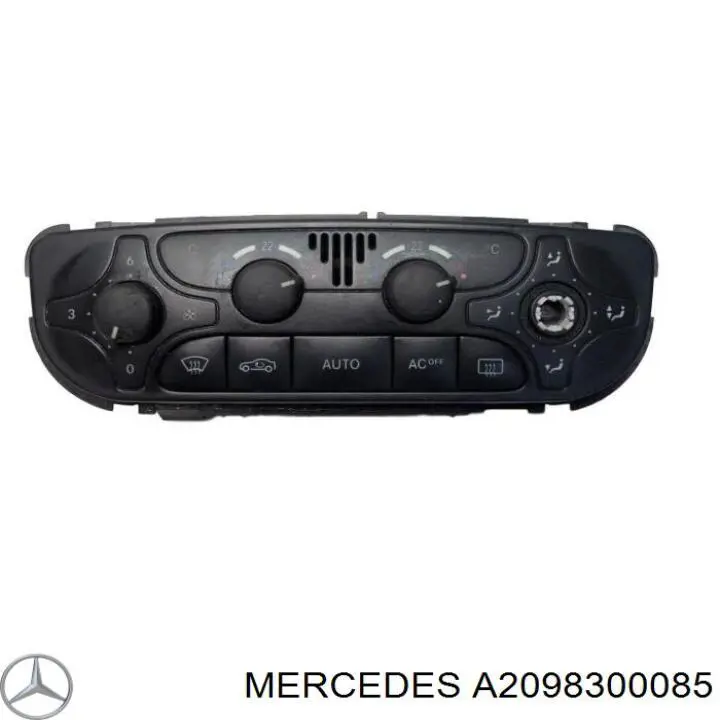 Блок управления печкой на Mercedes CLK (C209)