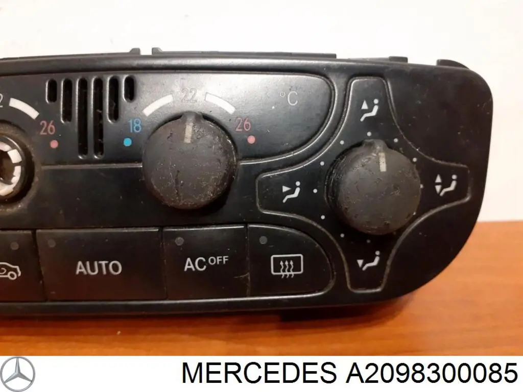  Блок управления кондиционером Mercedes CLK 