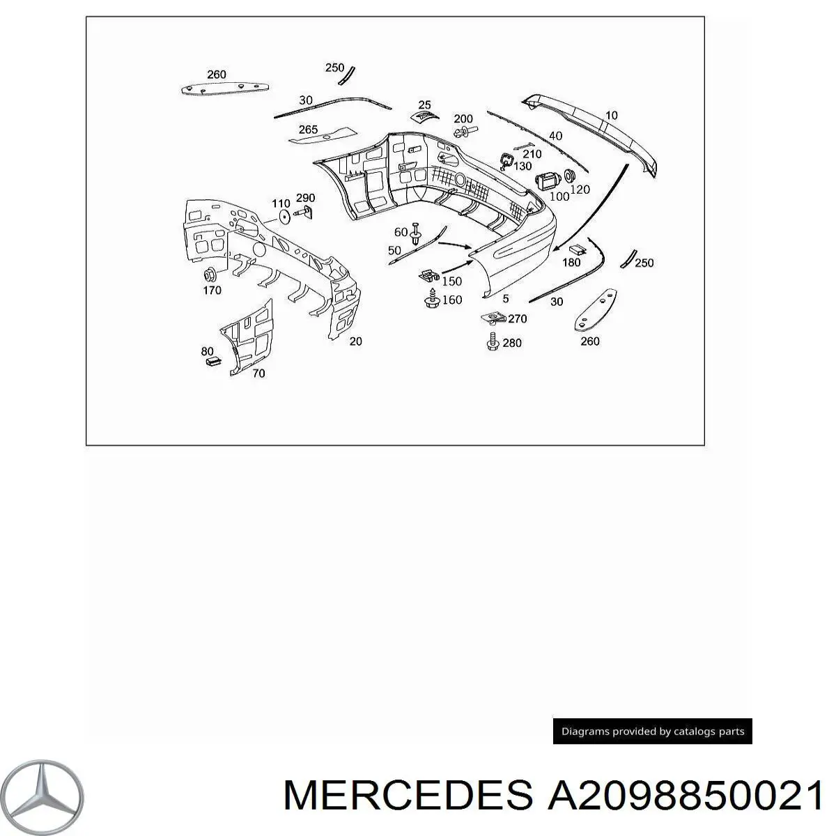  2098850021 Mercedes