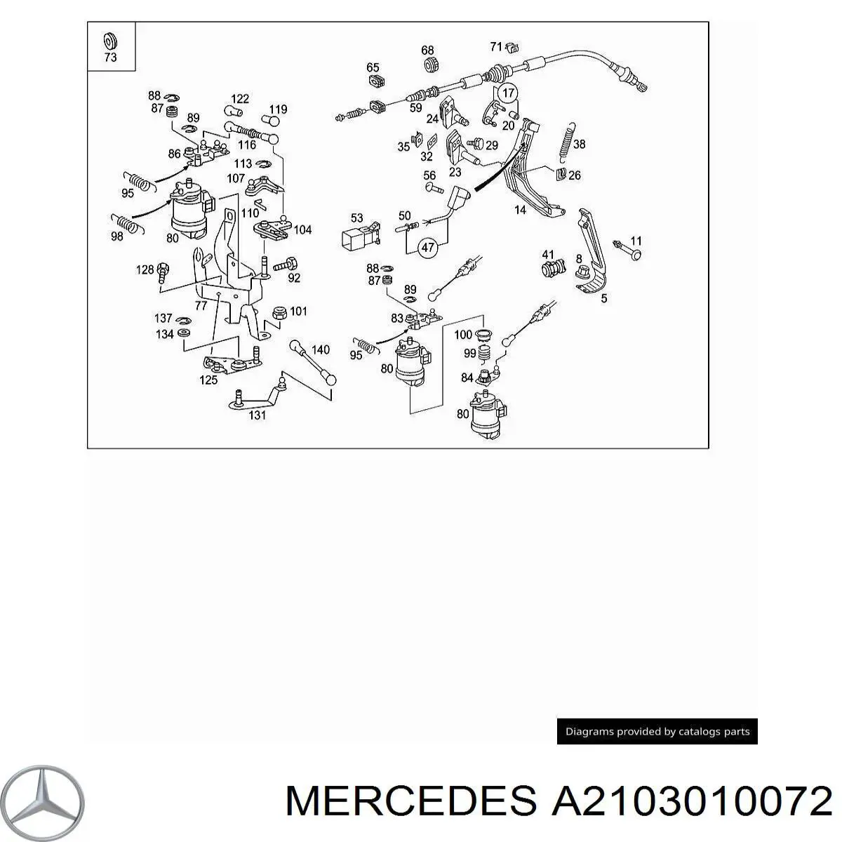 A2103010072 Mercedes 