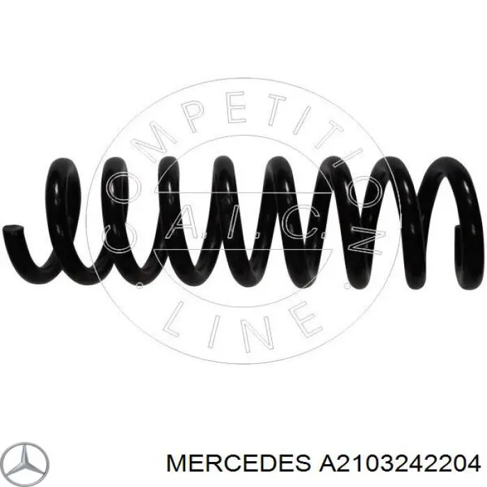 A2103242204 Mercedes пружина задняя