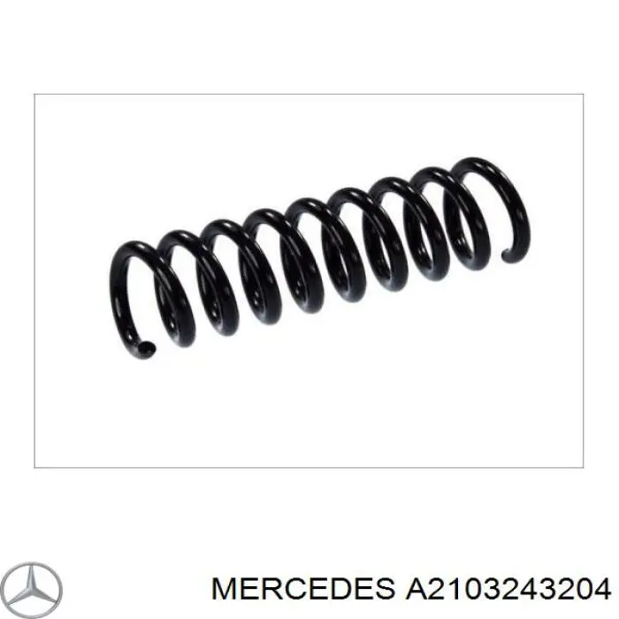 A2103243204 Mercedes пружина задняя