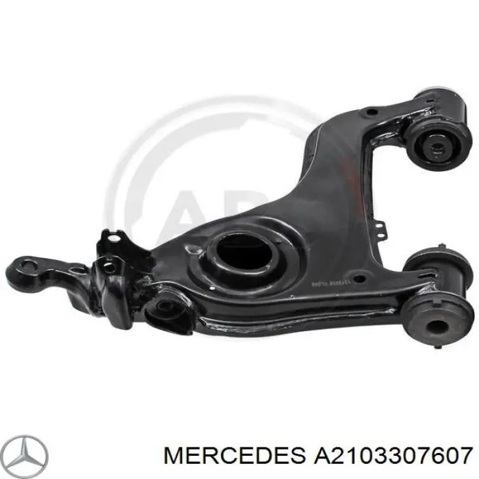 A2103307607 Mercedes braço oscilante inferior esquerdo de suspensão dianteira
