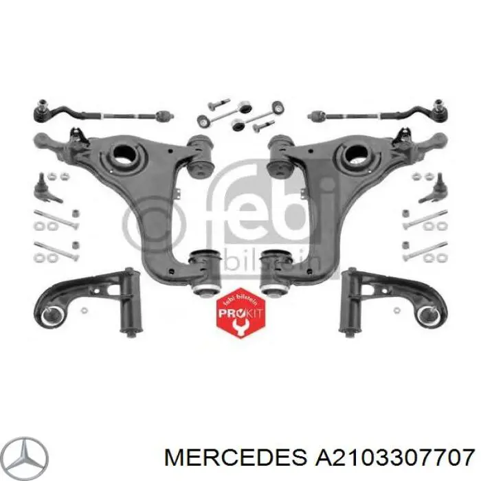 Купить A2103307707 Mercedes Нижний правый рычаг передней подвески