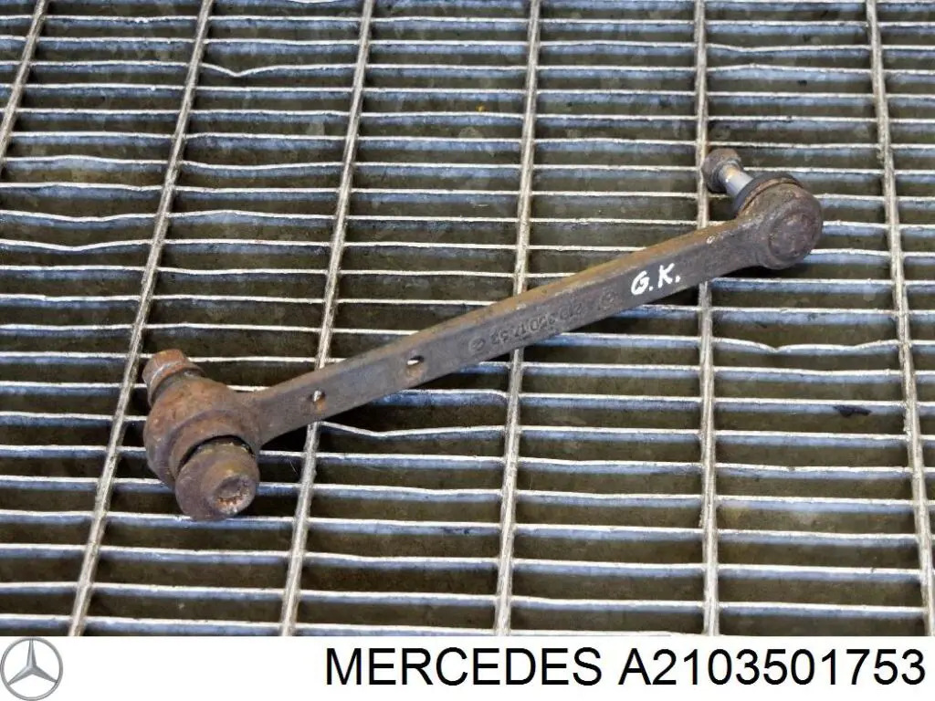 A2103501753 Mercedes barra transversal de suspensão traseira