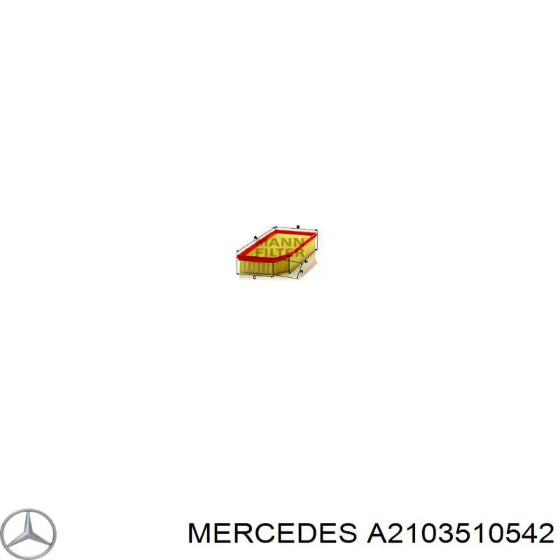 A2103510542 Mercedes сайлентблок задней балки (подрамника)