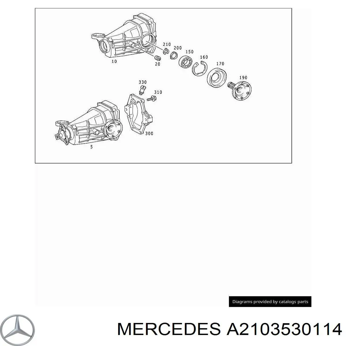  Mercedes A2103530114 цена, от 102.81 USD