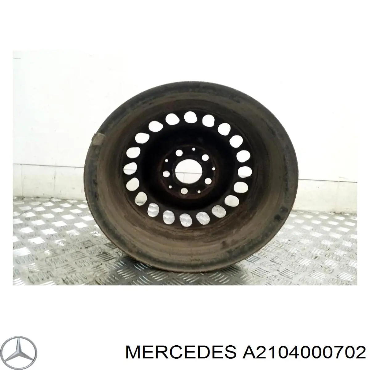 A2104000702 Mercedes discos de roda de aço (estampados)