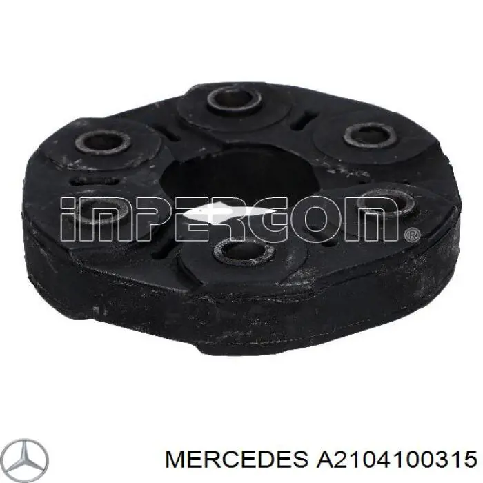 A2104100315 Mercedes муфта кардана эластичная