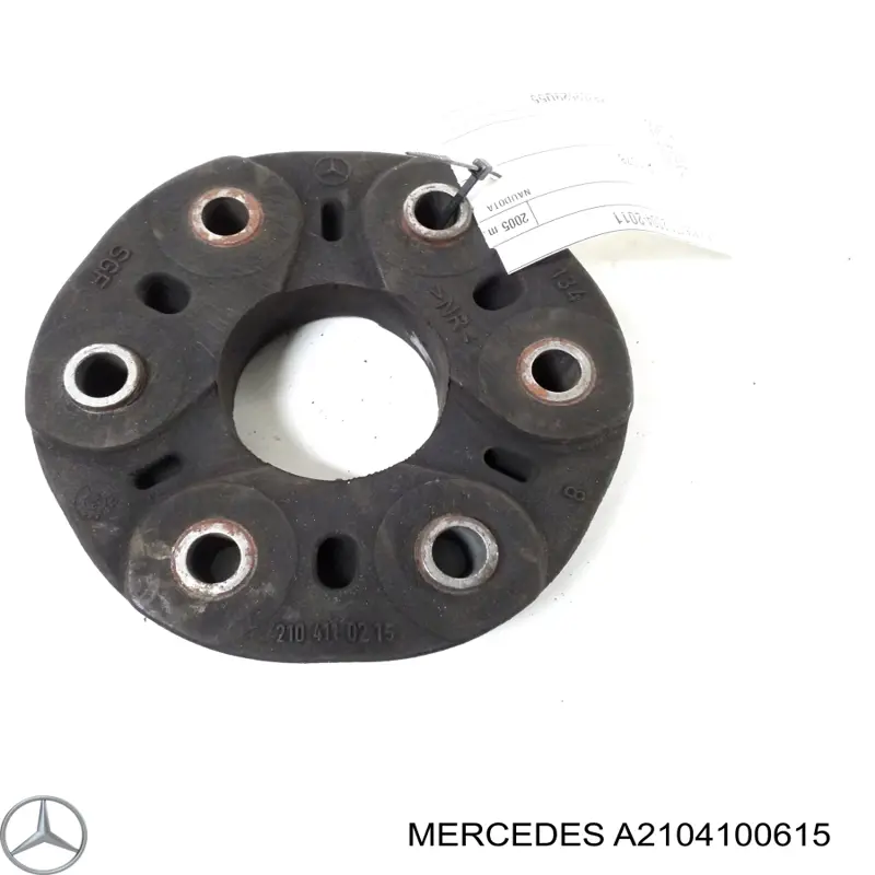 A2104100615 Mercedes муфта кардана эластичная передняя/задняя