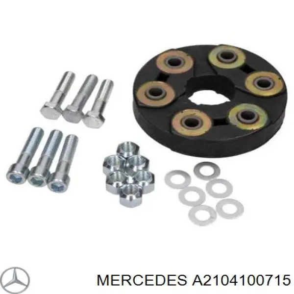 2104100715 Mercedes муфта кардана эластичная