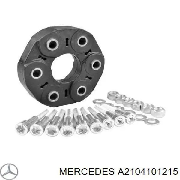A2104101215 Mercedes муфта кардана эластичная