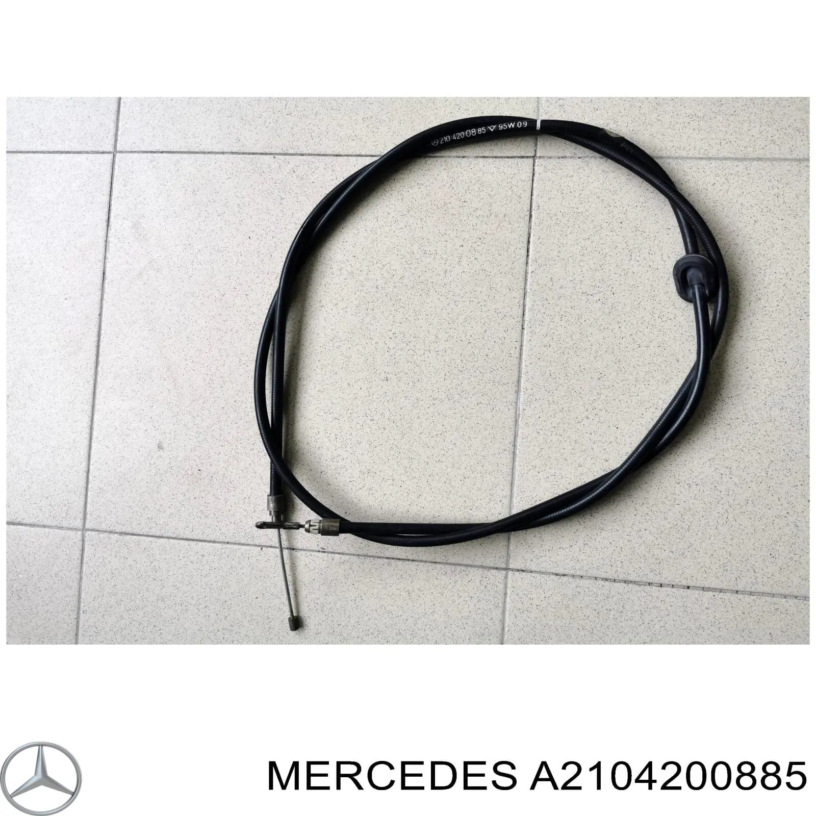 A2104200885 Mercedes трос ручного тормоза передний