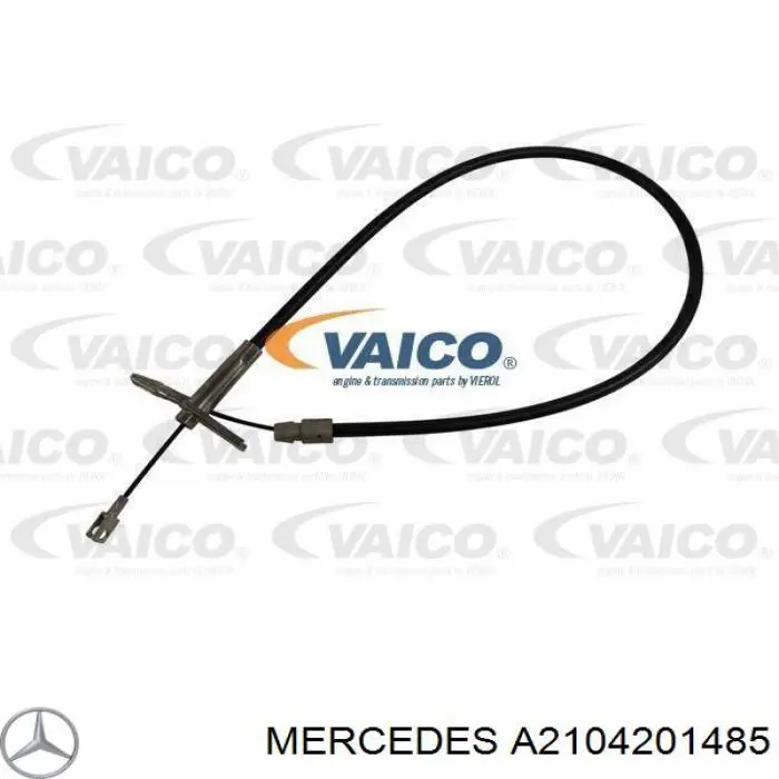 Трос ручного тормоза задний Mercedes A2104201485 цена, от 9.50 USD