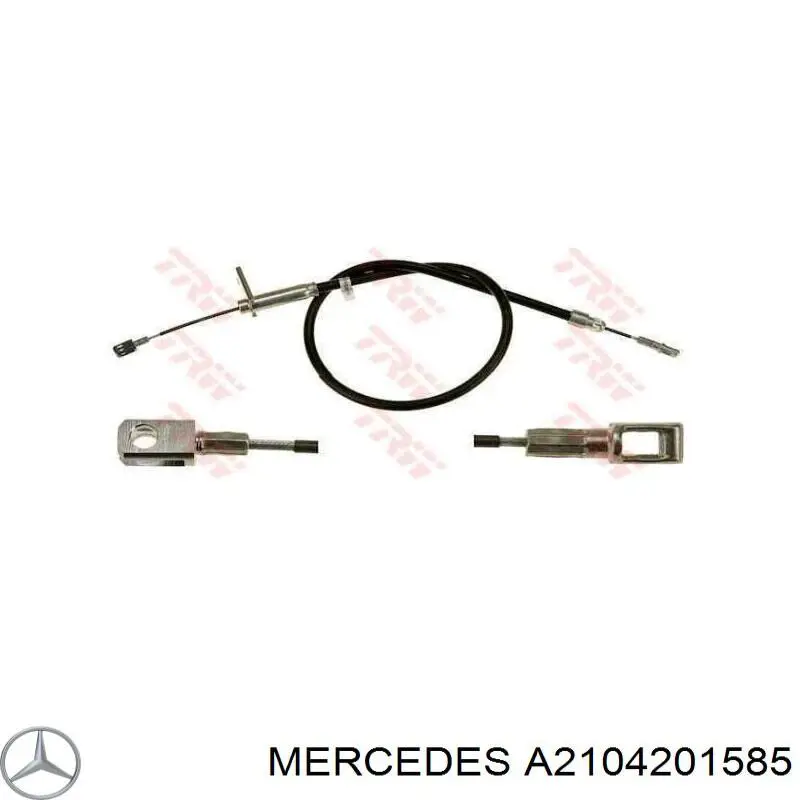 Купить A2104201585 Mercedes Задний правый трос ручника