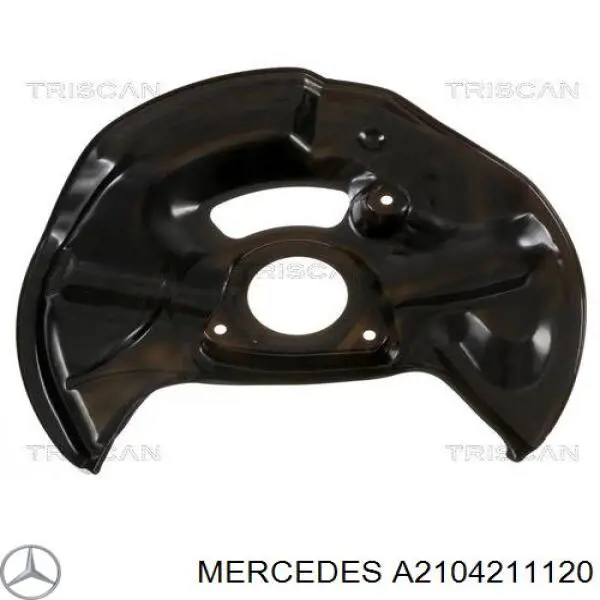 A2104211120 Mercedes защита тормозного диска переднего правого