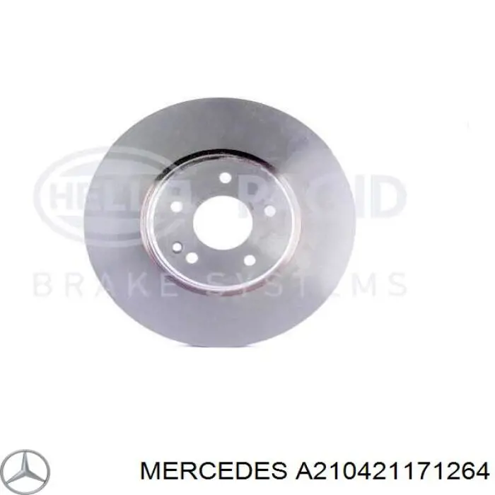 Тормоз дисковый передний Mercedes A210421171264 цена, от 48.73 USD