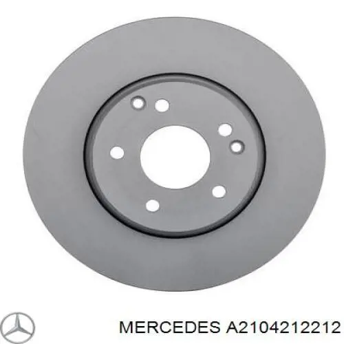 A2104212212 Mercedes диск тормозной передний