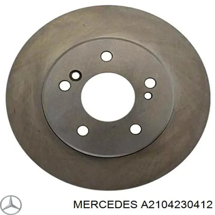 A2104230412 Mercedes диск тормозной задний