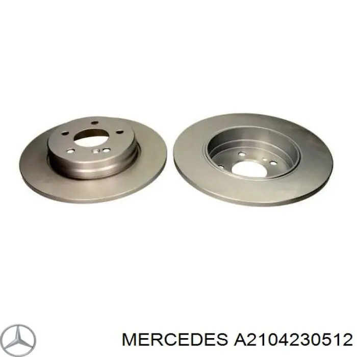 Купить A2104230512 Mercedes Диск тормозной задний