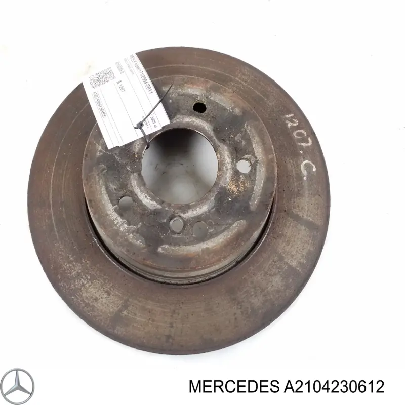 Купить A2104230612 Mercedes Диск тормозной задний