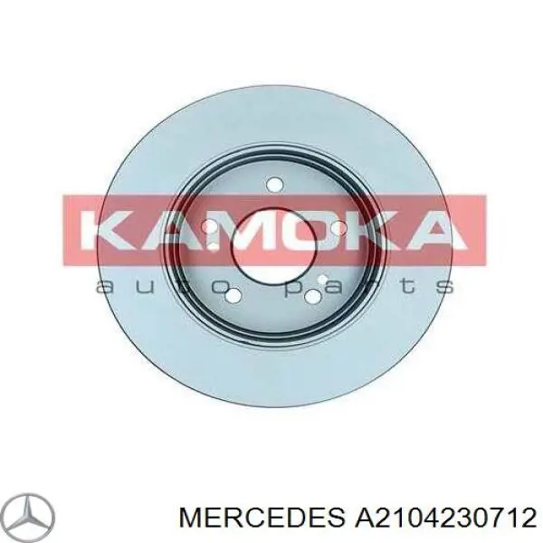 A2104230712 Mercedes диск тормозной задний