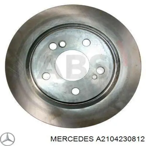 Купить A2104230812 Mercedes Диск тормозной задний