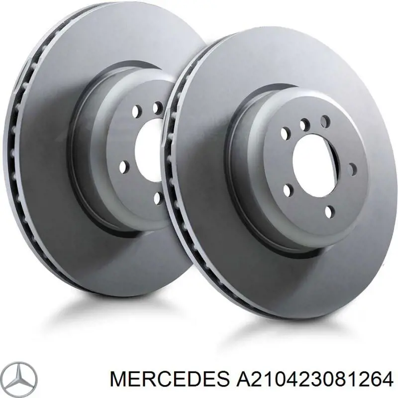 A210423081264 Mercedes диск тормозной задний