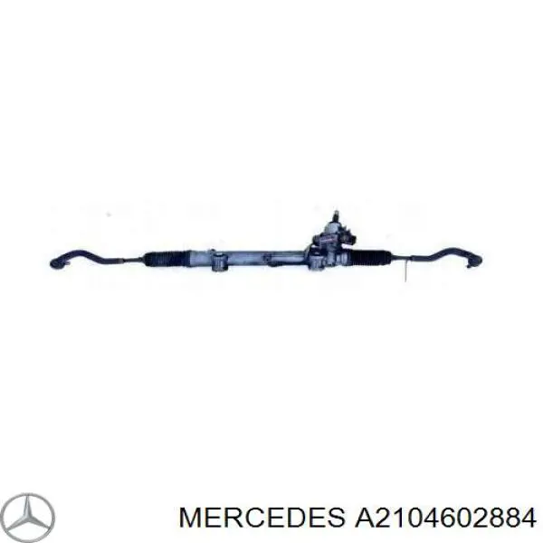 A2104602884 Mercedes cremalheira da direção